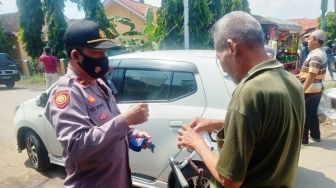 Polsek Kedawung Gelar Operasi Yustisi, Belasan Pelanggar Terkena Teguran