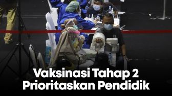 Vaksinasi Tahap Dua: Fokus Prioritaskan Tenaga Kependidikan