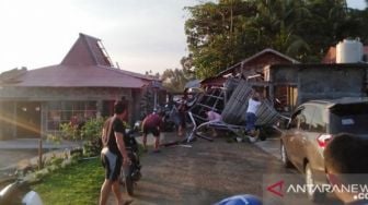 Puluhan Rumah di Gunungsitoli Rusak Diterjang Puting Beliung