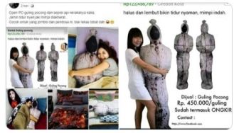 Viral, Dijual Bantal Pocong: Cocok untuk Jomblo dan Pendosa Biar Tobat