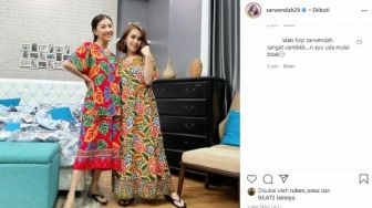 Pakai Daster Bareng Sarwendah, Ayu Ting Ting Dicibir Netizen