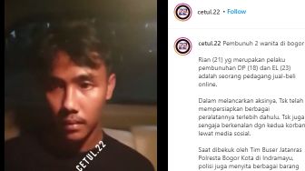 Pengakuan Muhammad Rian Pembunuh 2 Wanita di Bogor Karena Benci Perempuan