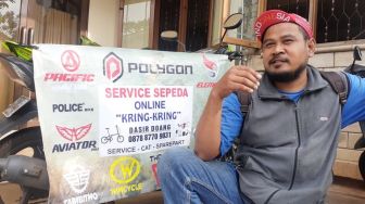 Kenalan dengan Dasir, Tukang Servis Sepeda Online Kring-Kring yang Viral