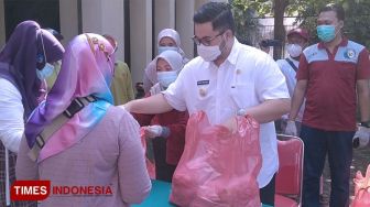 Operasi Pasar Cabai Murah dari Pemkab Kediri Banyak Diminati Warga