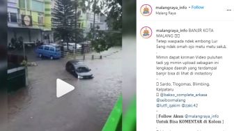 Banjir Kota Malang, Dua Rumah Ambruk Puluhan Pohon Tumbang