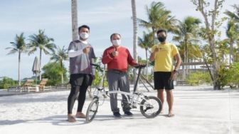 Bangga Gunakan Produk Lokal, Gubernur Pesan Sepeda Lipat Billiton