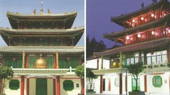 Megahnya Masjid Tan Kok Liong yang Dibangun Anton Medan, Berdesain Tionghoa