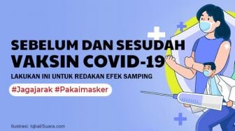 INFOGRAFIS: Sebelum dan Sesudah Vaksin Covid-19, Coba Lakukan Ini!