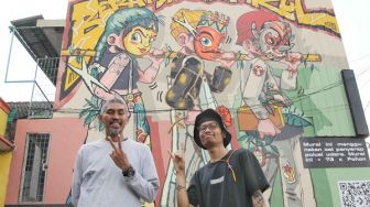 Kampanye Bersihkan Udara Jakarta lewat Seni Mural Berdesain Unik