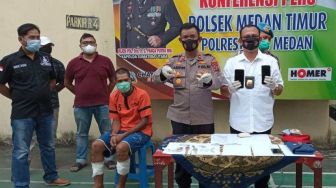 Rampas Senpi Polisi, Pencuri 150 Gram Emas di Kota Medan Ditembak