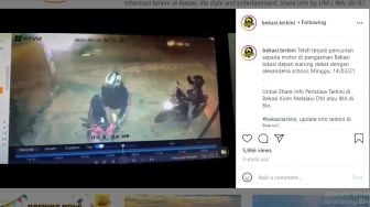 Maling Terekam CCTV! CBR Mahasiswa UB Raib di Kos Ketawanggede Malang