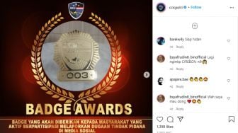 Pelapor Pelanggaran di Medsos Dapat Badge, Warganet Beri Komentar Kocak