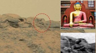 Waduh! Organisasi Ini Ungkap Bukti Foto di Mars Kalau Alien Beragama Budha