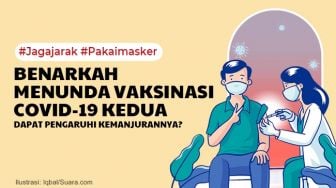 INFOGRAFIS: Tunda Vaksinasi Covid-19 Kedua Dapat Pengaruhi Kemanjurannya?