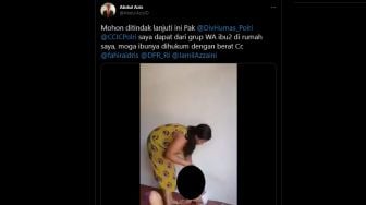 Sadis! Viral Aksi Wanita Berdaster Pukuli Balita Pakai Rotan, Panen Kecaman