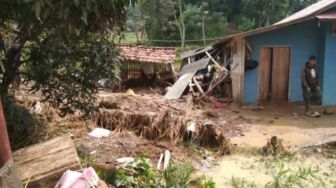 Bendungan Pembangkit Listrik Cianjur Jebol, Rumah dan Sawah Warga Terdampak