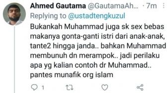 Netizen Dikecam Hina Nabi Muhammad Suka Zina, Kini Akunnya Lenyap