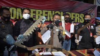 Mengerikan! Inilah Sajam Tawuran Antar Kelompok Remaja, Satu Tewas