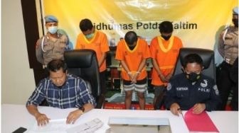 Polisi Bekuk Bapak dan Anak Komplotan Curanmor Lintas Kota Kaltim