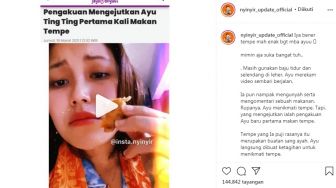 Bukan Ngada-ngada. Ayu Ting Ting Enggak Pernah Makan Tempe, Ini Alasannya..
