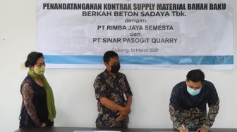 Berkah Beton Sadaya Kontrak Suplai Batu dan Pasir Senilai Rp 416 Miliar