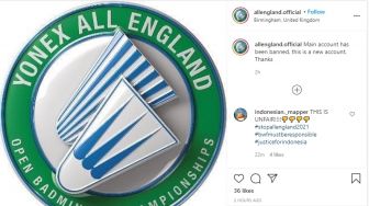 Akun Instagram Resmi All England Hilang, Ulah Netizen Indonesia?
