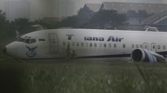 Pasca Trigana Air Tergelincir, Halim Ditutup, Penumpang Dialihkan ke Soetta