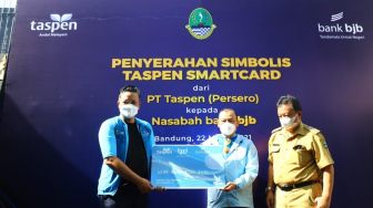 Permudah Akses, Nasabah BJB Dapat Taspen Smartcard