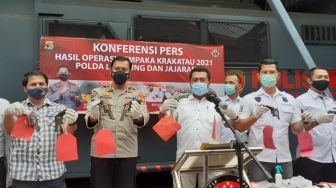 Polda Lampung Tangkap 806 Tersangka dalam Operasi Cempaka