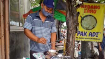 Unik! Biasanya Digoreng, di Kota Semarang Jadi Wedang Tahu