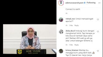 Bupati Ajak Gelap-gelapan Malam Minggu, Netizen: Maaf Lagi Nonton Sinetron