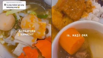 Auto Kenyang! Wanita Ini Makan 12 Menu di Kondangan bak 'All You Can Eat'