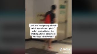 Nekat Buka Pintu 'Terlarang' di Mall, Pria Mendadak Lemas Kakinya Gegara Ini