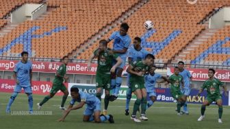 PSS Sleman dan Persela Lamongan Berbagi Poin di Jalak Harupat