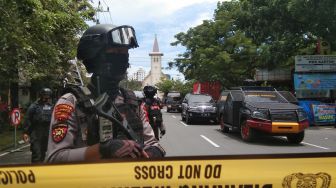 Setelah Gereja Katedral Makassar Dibom, Polisi Jatim Makin Waspada