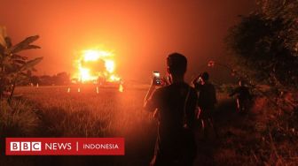 Kebakaran Kilang Minyak Pertamina di Balongan, 20 Orang Dibawa ke RS