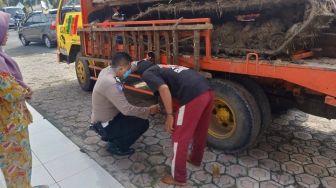 Tragis! Pemotor di Jombang Tewas Terlindas Truk Seketika