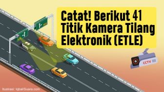 INFOGRAFIS: Catat! Berikut 41 Titik Kamera Tilang Elektronik (ETLE)