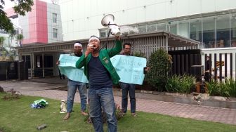 Aksi Mogok Makan Mahasiswa di Medan Dibubarkan Satpol PP