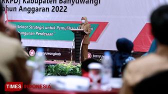Bupati Banyuwangi Sampaikan Program Pembangunan Tahun 2022