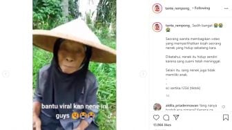 Hidup Sebatang Kara, Kondisi Nenek Bersuara Imut Ini Bikin Warganet Sedih