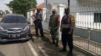 Gandeng Koramil, Polsek Majalengka Kota Lakukan Patroli ke Gereja