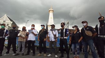 Kutuk Terorisme, Massa Komunitas Peduli Bangsa Gelar Aksi Damai di Jogja