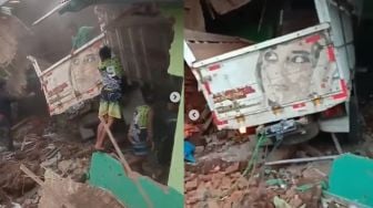 Video Truk Tabrak Madrasah di Garut, Anak-Anak Sedang Ngaji Jadi Korban