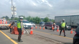 Jasa Marga Lakukan Contraflow 14 Km di Jalan Tol Jakarta-Cikampek