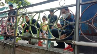 P3KS Gotong Royong Bersihkan Jembatan Kebajikan