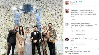 Gaya Jessica Iskandar di Nikahan Atta - Aurel Jadi Sorotan