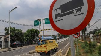 Uji Coba Tahap 2 Flyover Lenteng Agung
