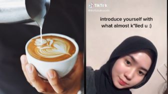 Gegara Minum Kopi, Ukhti Cantik Ini Sulit Napas dan Nyaris Tewas