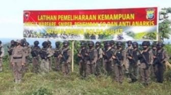 Kebun Raya Megawati Soekarnoputri Jadi Arena Latihan Perang Hutan Sniper
